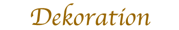 DEKORATION